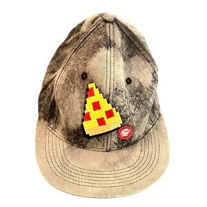 Pizza Hut Hat Bleached by Hand